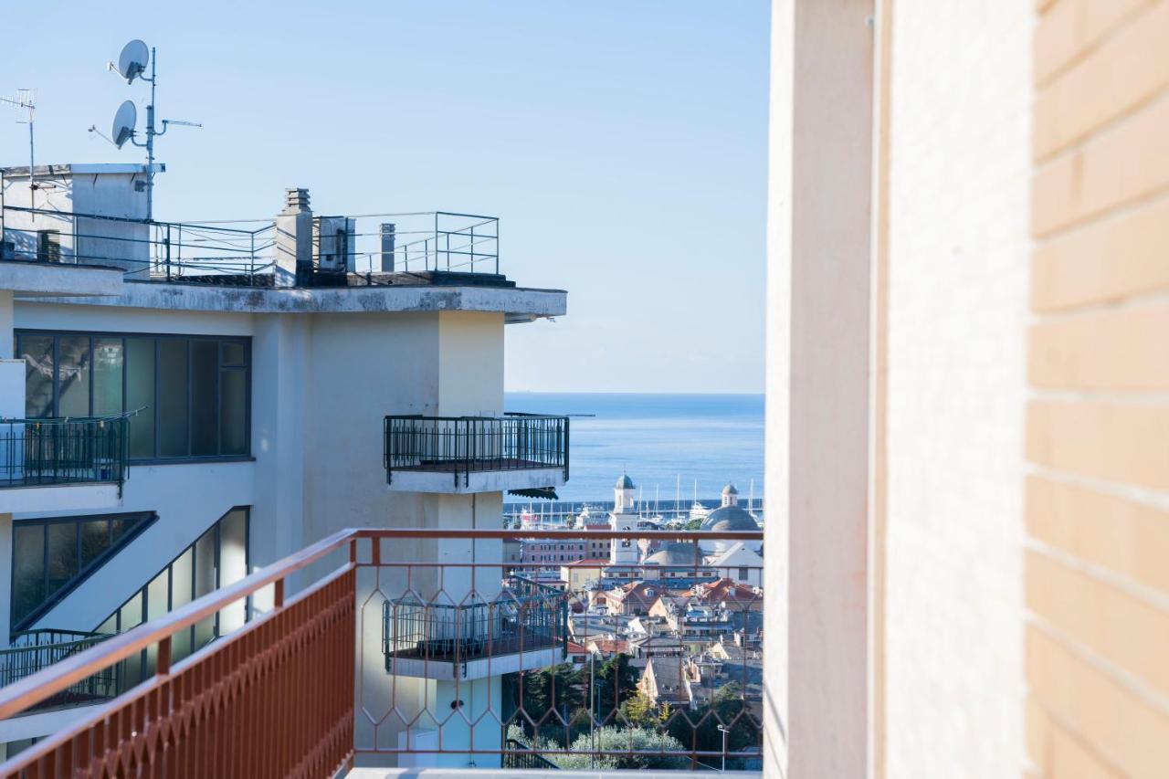 Apartament 093 - Casa Panorama, Vista Mare E Vista Portofino, 500 Metri Centro Di Chiavari, Posto Auto Gratis Incluso Zewnętrze zdjęcie