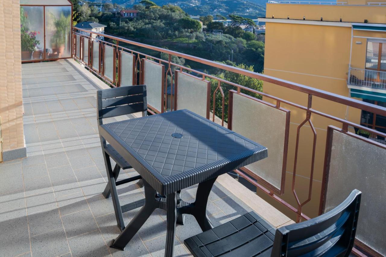 Apartament 093 - Casa Panorama, Vista Mare E Vista Portofino, 500 Metri Centro Di Chiavari, Posto Auto Gratis Incluso Zewnętrze zdjęcie