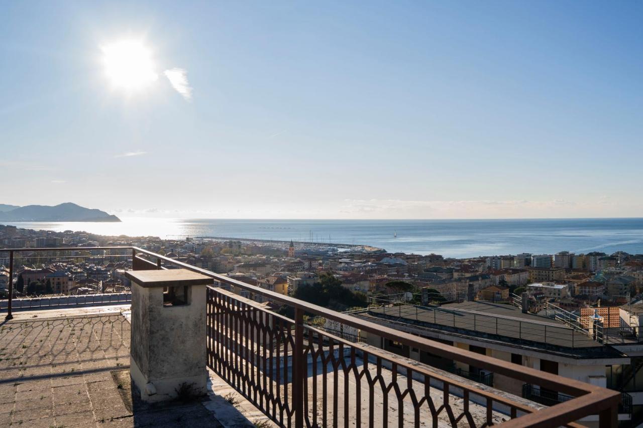 Apartament 093 - Casa Panorama, Vista Mare E Vista Portofino, 500 Metri Centro Di Chiavari, Posto Auto Gratis Incluso Zewnętrze zdjęcie