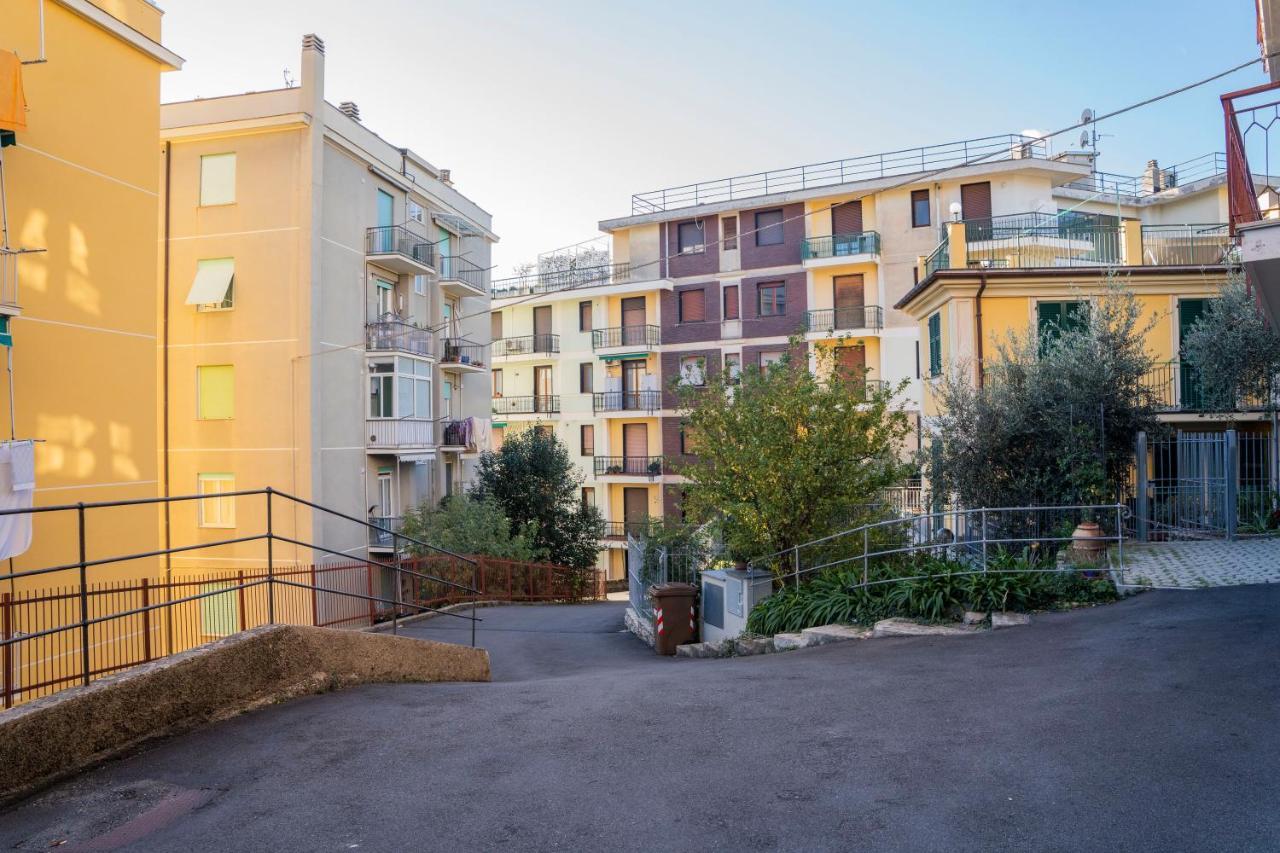 Apartament 093 - Casa Panorama, Vista Mare E Vista Portofino, 500 Metri Centro Di Chiavari, Posto Auto Gratis Incluso Zewnętrze zdjęcie